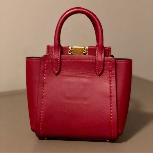 Coach Deep Red Troupe Tote 16 - Picture 13 of 15